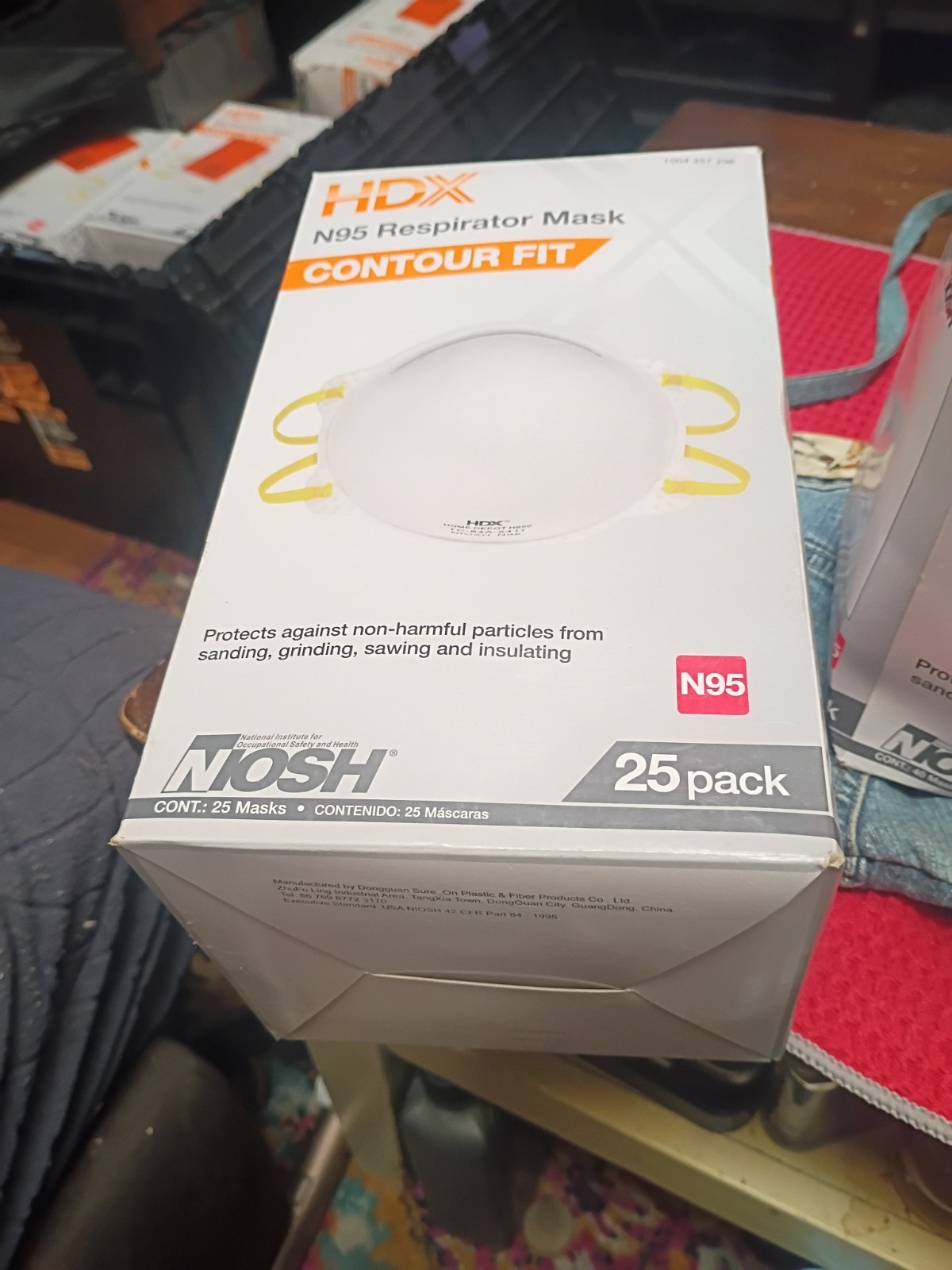 HDX N95 Respirator Mask (25 pack) dust mask