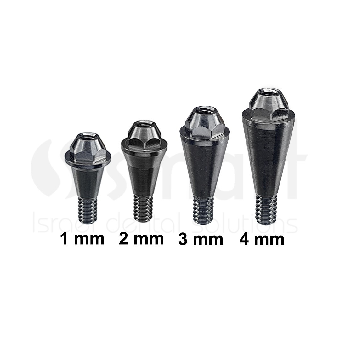 LOTx2 Straight Multi Unit Implantium Superline Fit Replica Titanium Sleeve 1-4 m