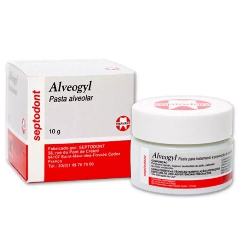 SEPTODONT ALVEOGYL 10gr JAR – Dry Socket Treatment Dressing IIFRESH STOCK 2027||