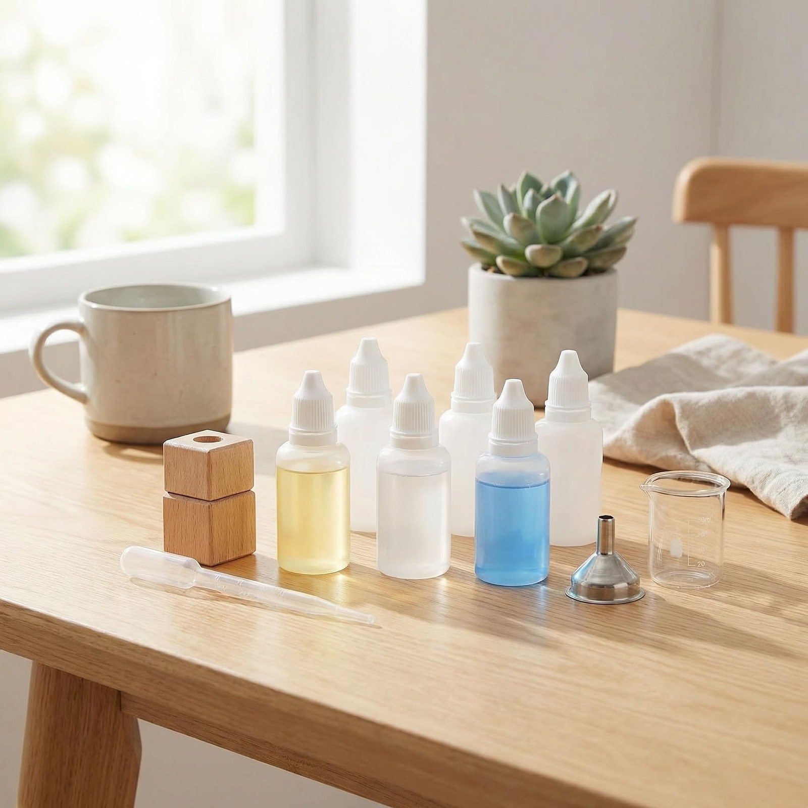 12PCS 30ml 1 oz Empty Refillable Plastic Squeezable Dropper Bottles Clear