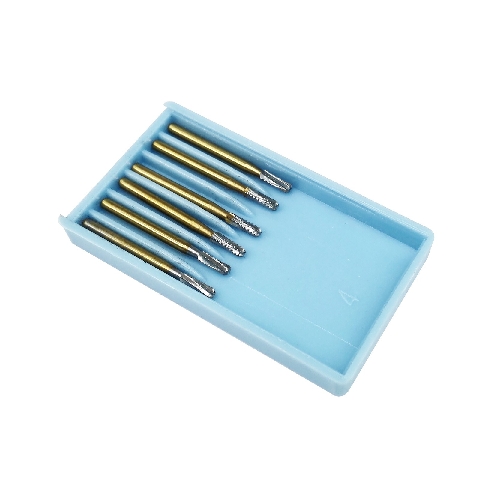 Dental High Speed Handpiece Tungsten Steel Crown Metal Cutting Burs FG-1957/1958