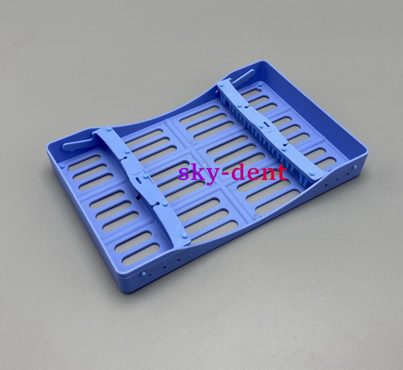 Plastic Dental Autoclave Sterilization Cassette Rack Box Tray For 5 Instruments