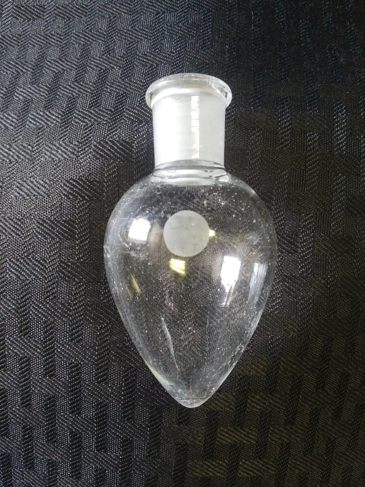 Wilmad Lab. Glass 25mL Pear Shaped Boili Flask 14/20 Joint Single Neck 1160-714