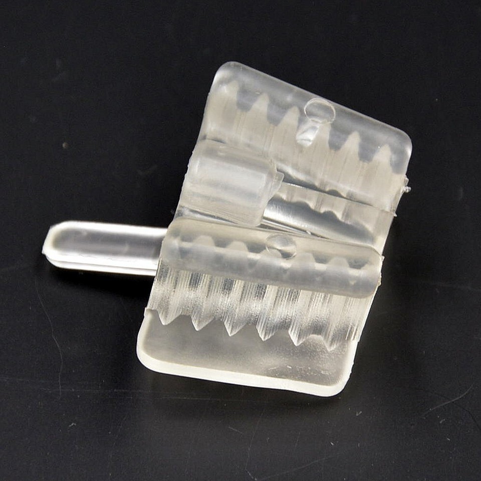 Small Size Dental Saliva Ejector Tips Mouth Prop Support Holding Clear Silicone