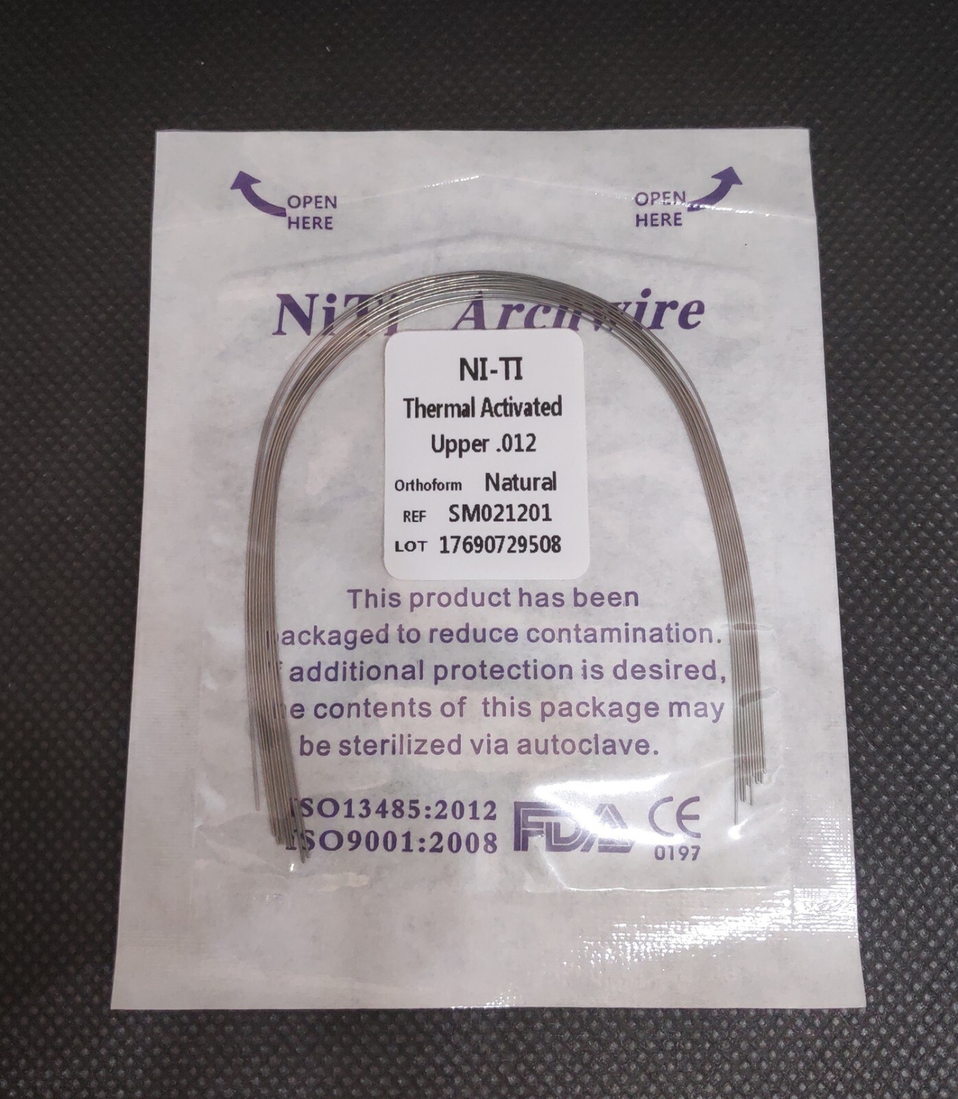 10Pcs Dental Ortho Heat Thermal Activated/Super Niti/Stainless Steel Arch Wires
