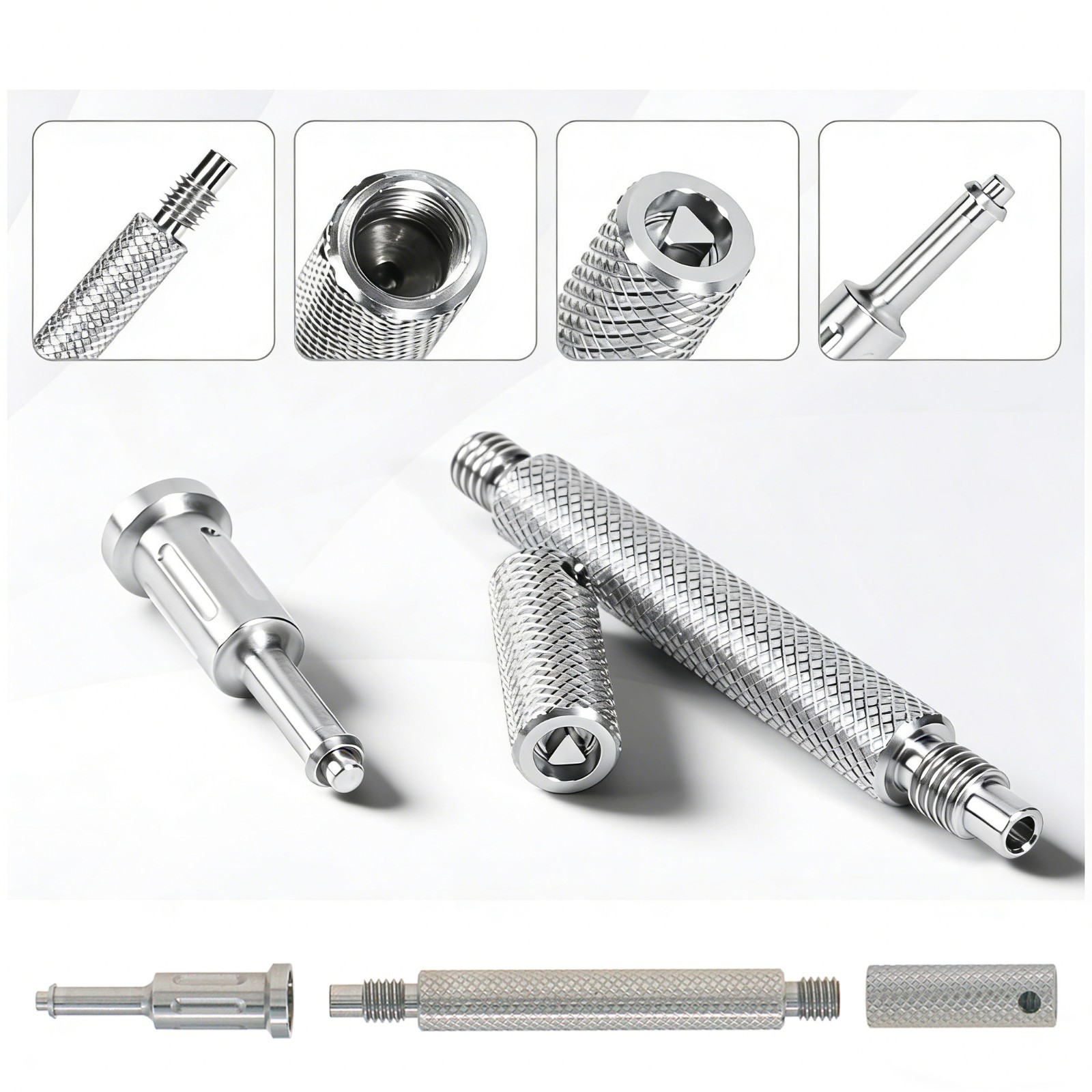 Dental Ti abutment for ZEST Locator System fits MegaGen Anyone/Dentiumm Implants