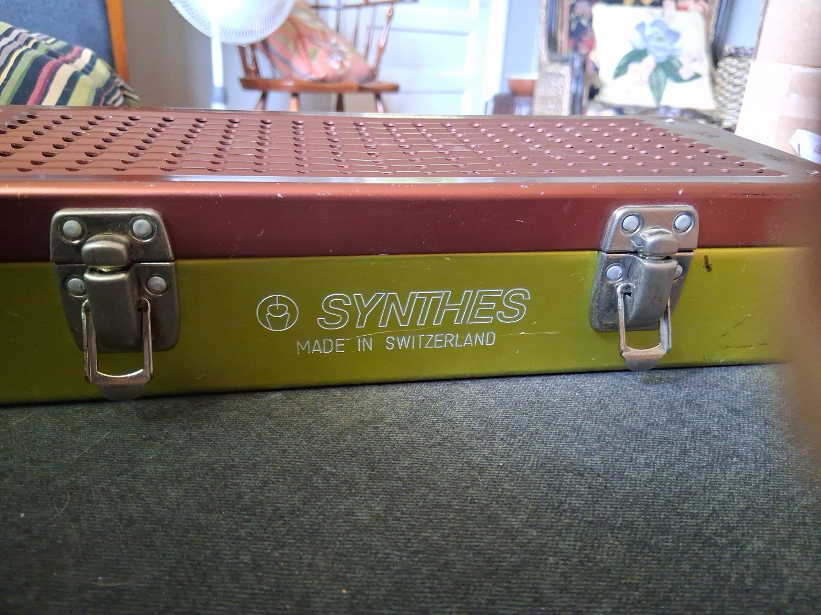 Empty Instrument Sterilization Tray SYNTHES Switzerland Size 12″x5″