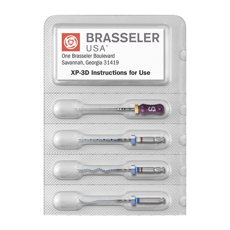 Endodontic XP-3D Shaper/Finisher/Scout Rotary Files By Brasseler