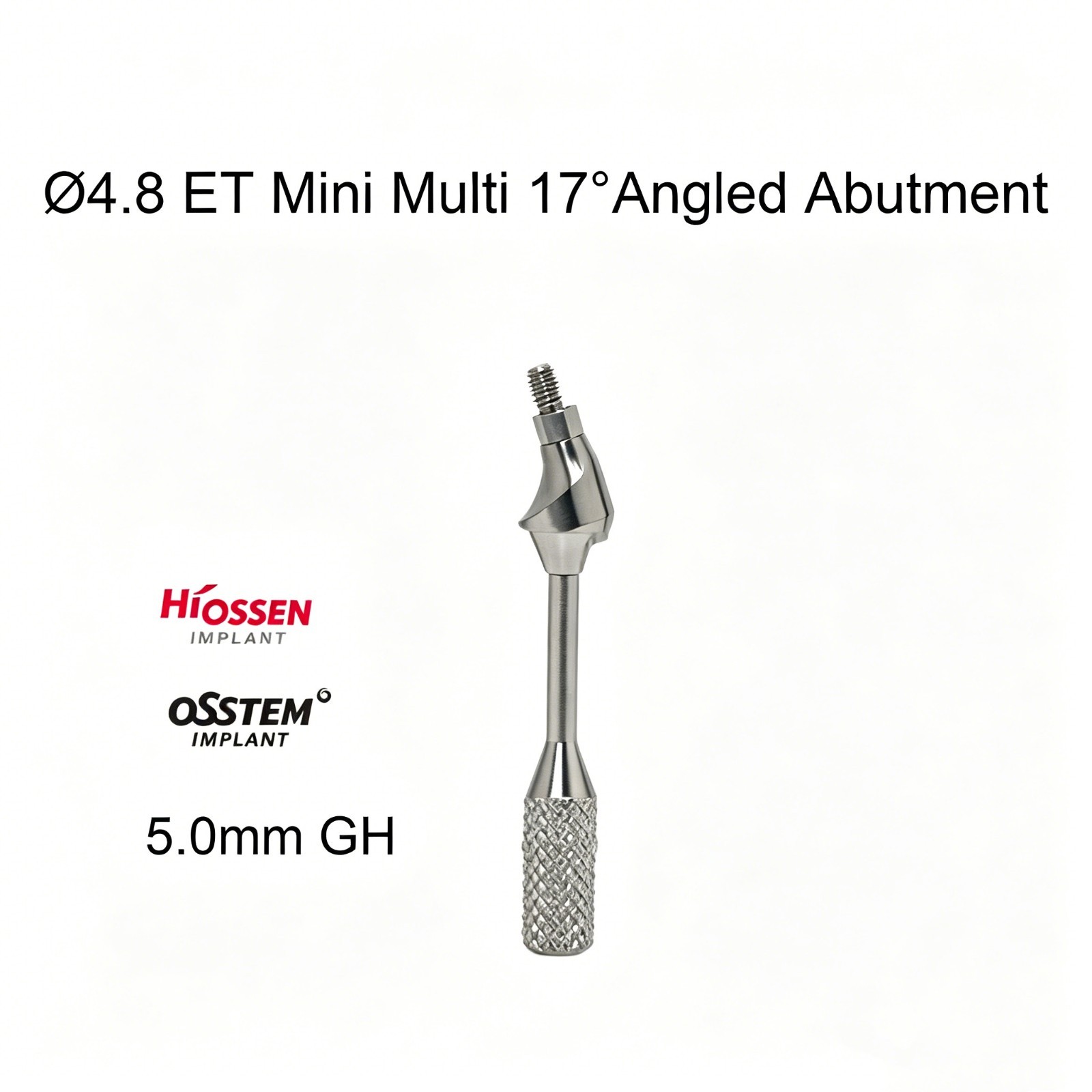 Dental Angled Multi-Unit Mini Hex Conical Abutment 17° MU Hiossen ET compatible