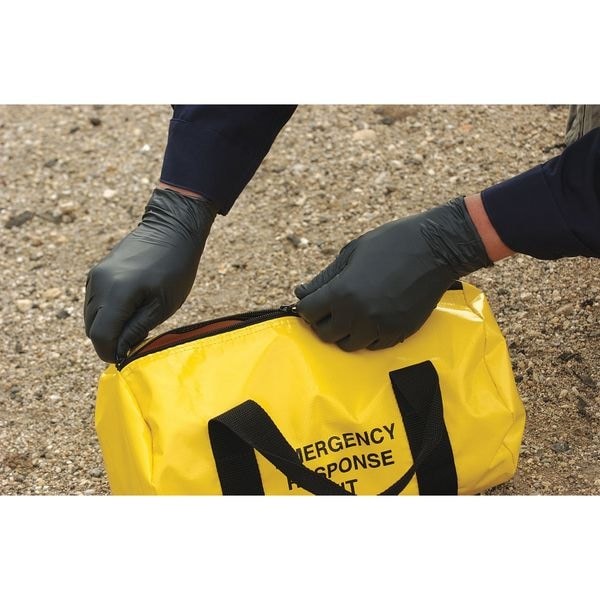 Showa 9700Pfs 9700Pf, Disposable Gloves, 6.00 To 6.99 Mil Palm, Nitrile,