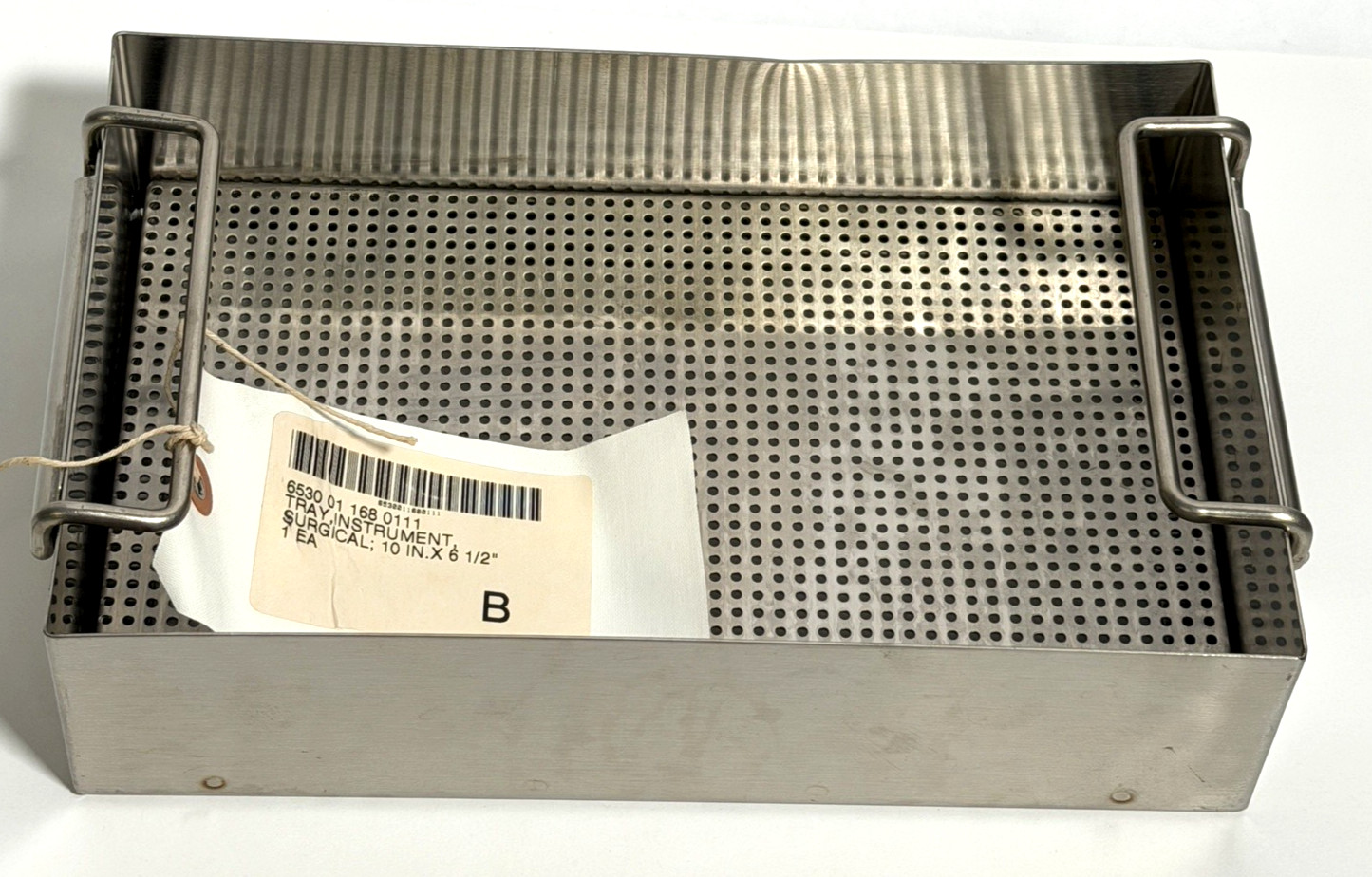 NOS Sklar Baxter Sterilization Tray Basket 10×6.5″ 6530-01-168-0111 Part 10-1710