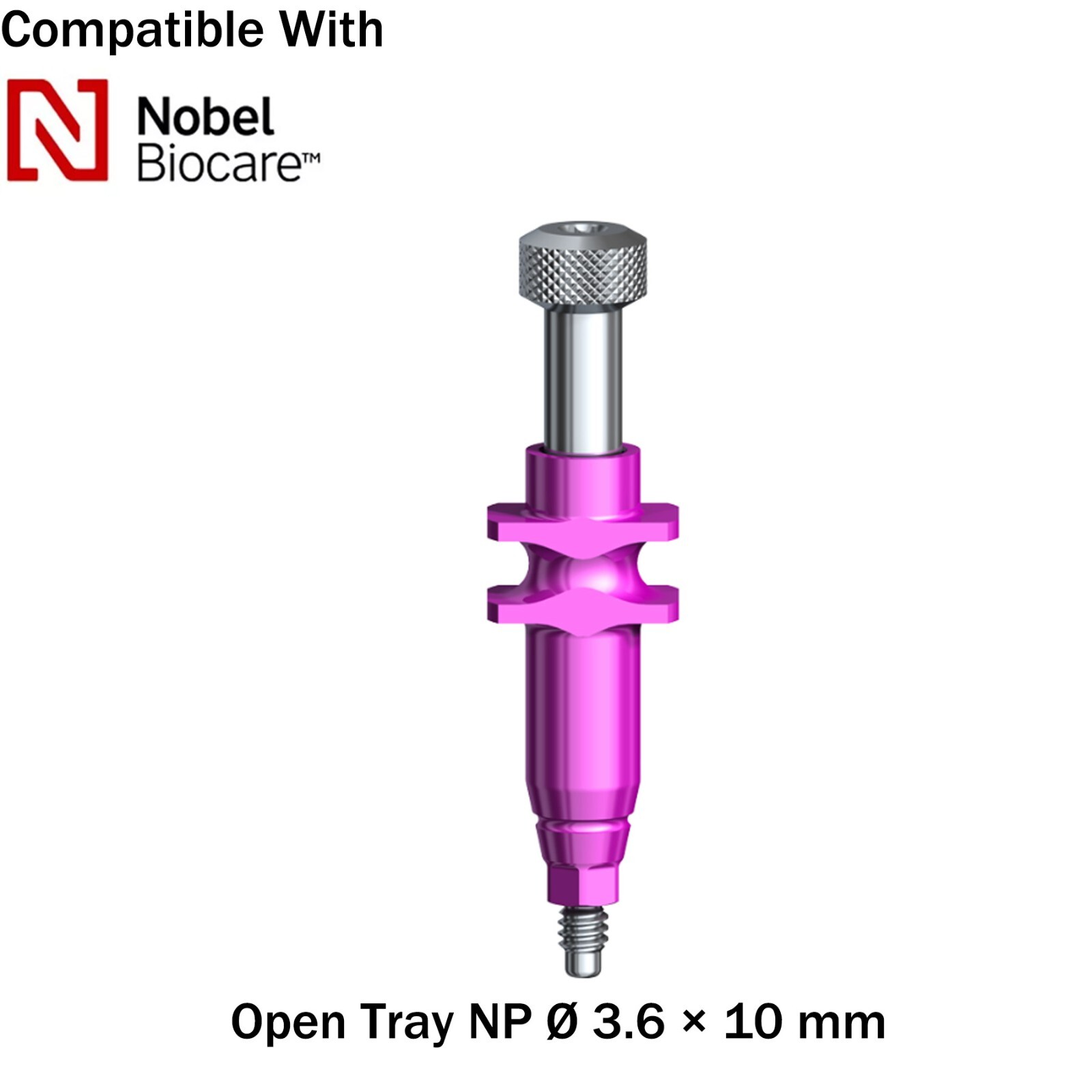 Dental fits Nobel Active Impression Transfer Coping Open Close Tray RP/NP Analog