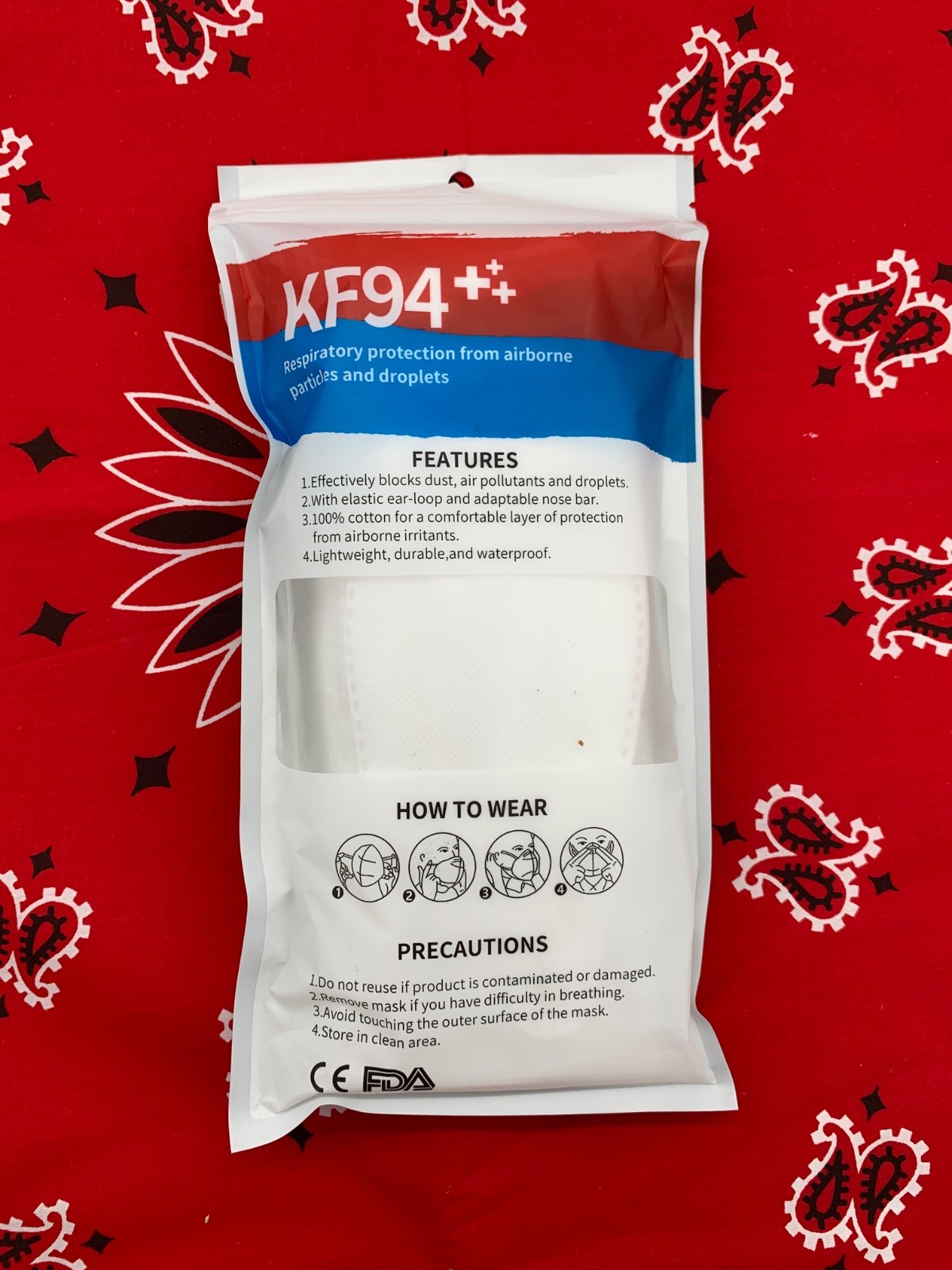 Prohum KF94 Protective Face Masks FFP2 NR | Disposable Masks 10 pieces