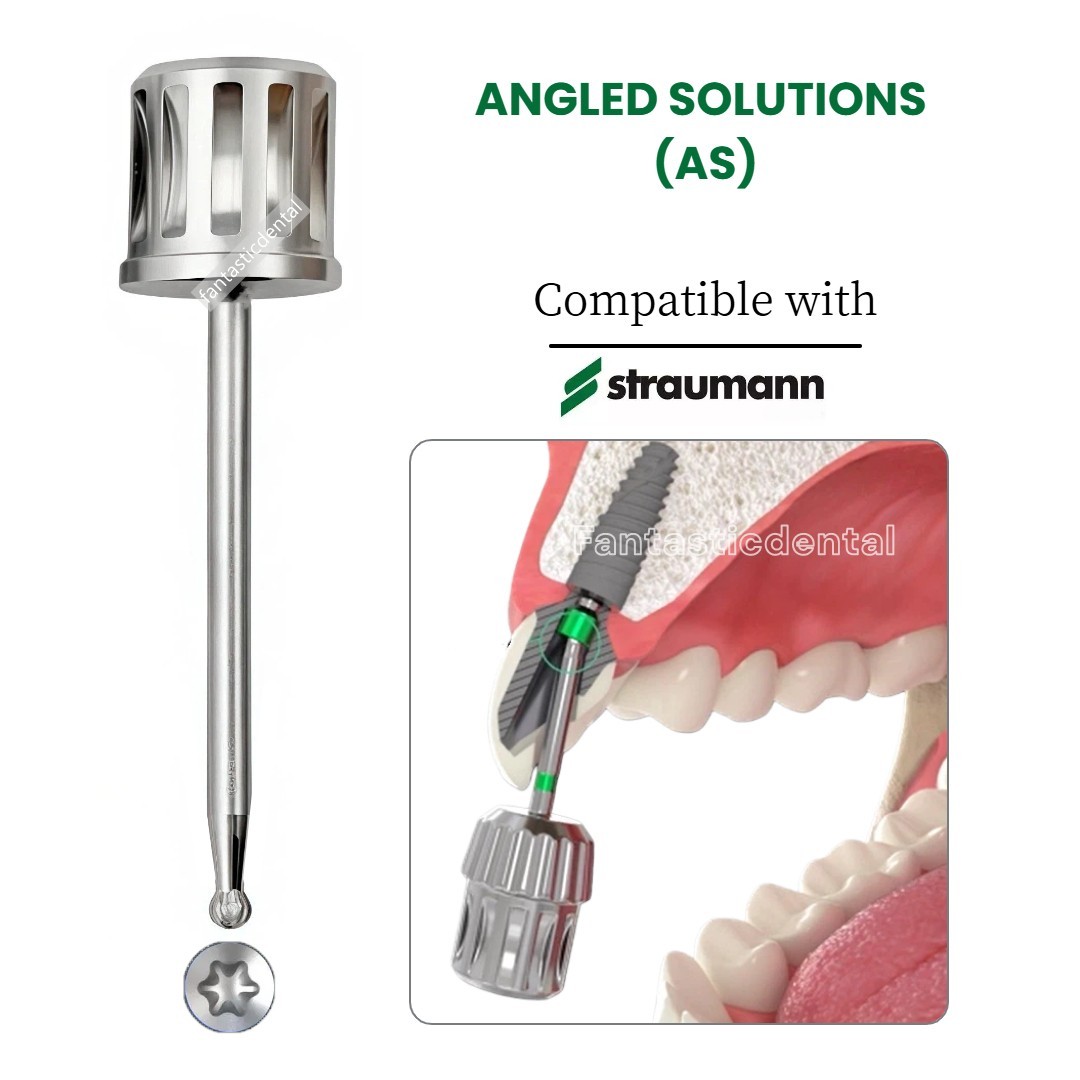Dental Angled Solutions (AS) Screwdriver Fit Straumann Angulated Channel