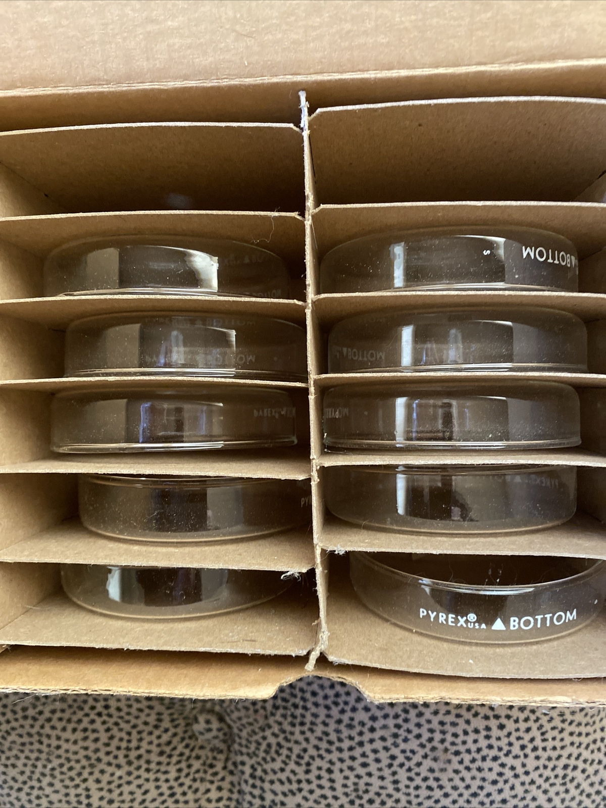 3160-102 BO Pyrex Dish, Culture. Bottom Only. 100 X 20mm, 10 Pieces, #427950