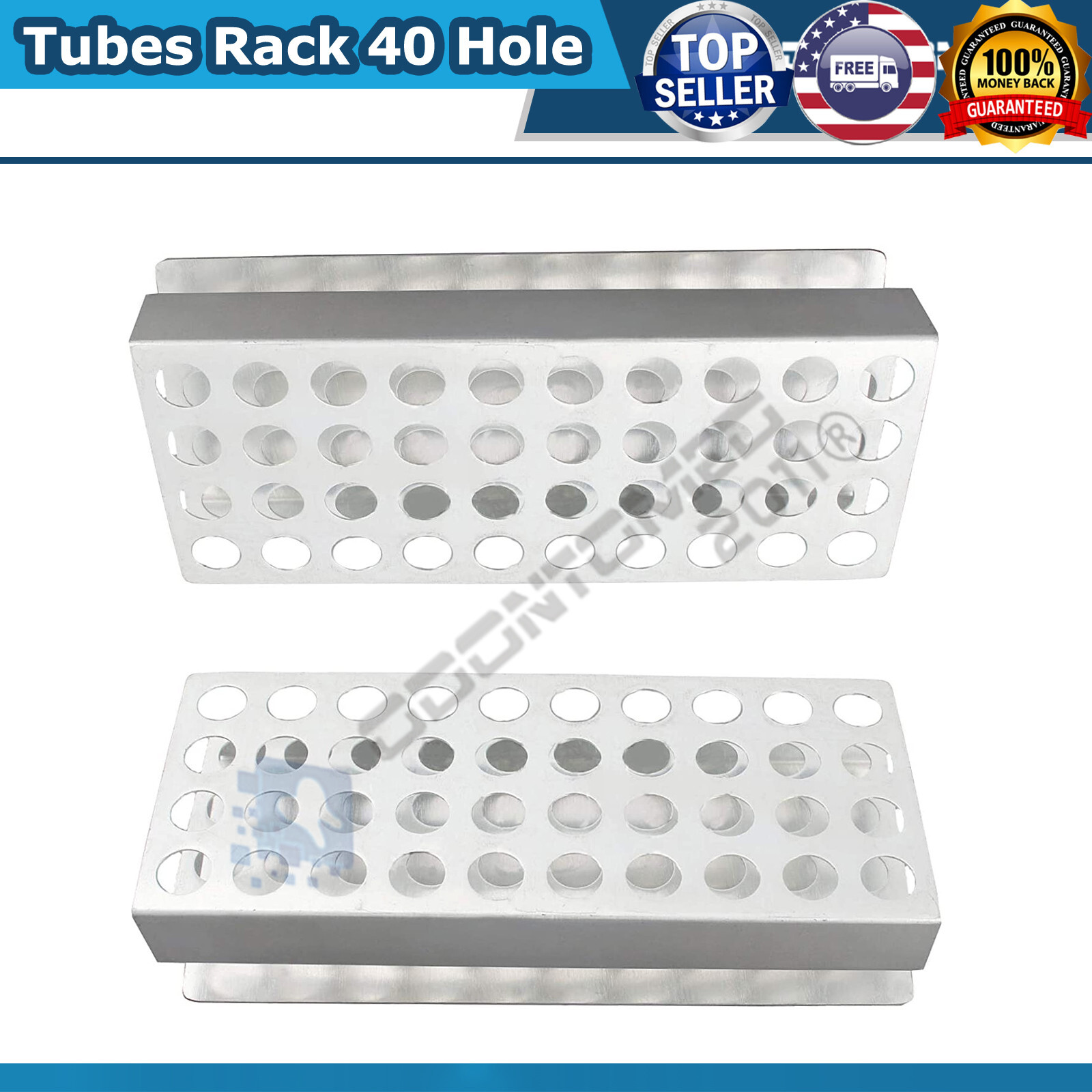 ALUMINIUM TEST TUBE RACKS 40 TUBES Hold Lab Tubes BesT LAB SUPPLIES Frame ODM