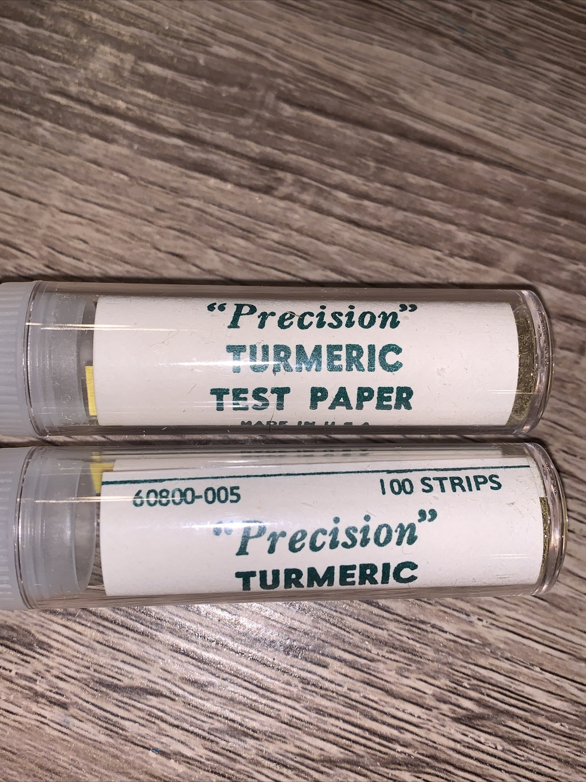 VWR Scientific Precision Turmeric Test Paper 200 Strips, Made In USA