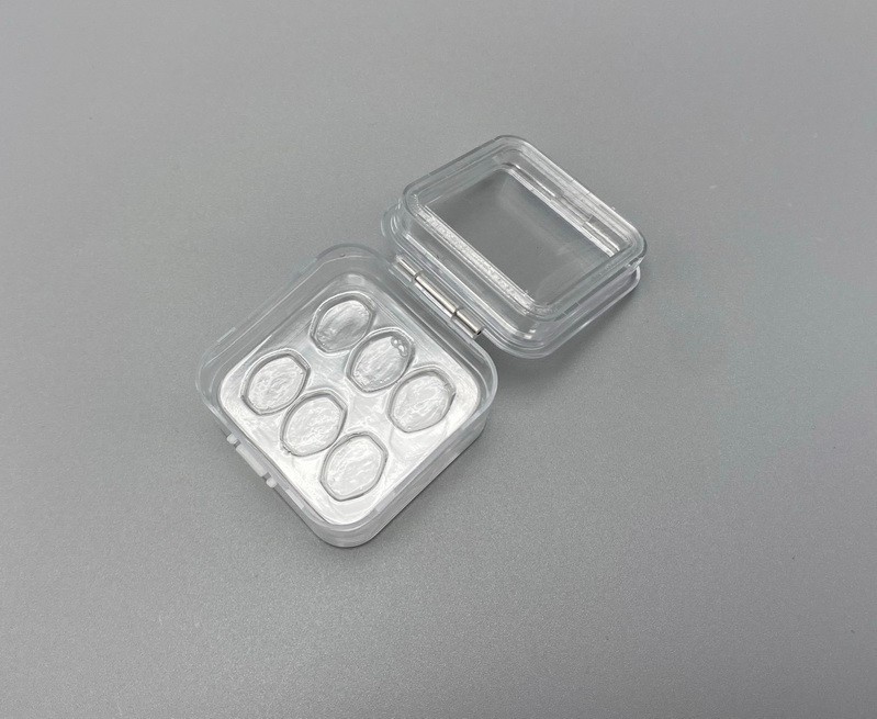 10Pcs Dental Denture Storage Box Tooth Boxes with slot/no slot 50*50*25mm