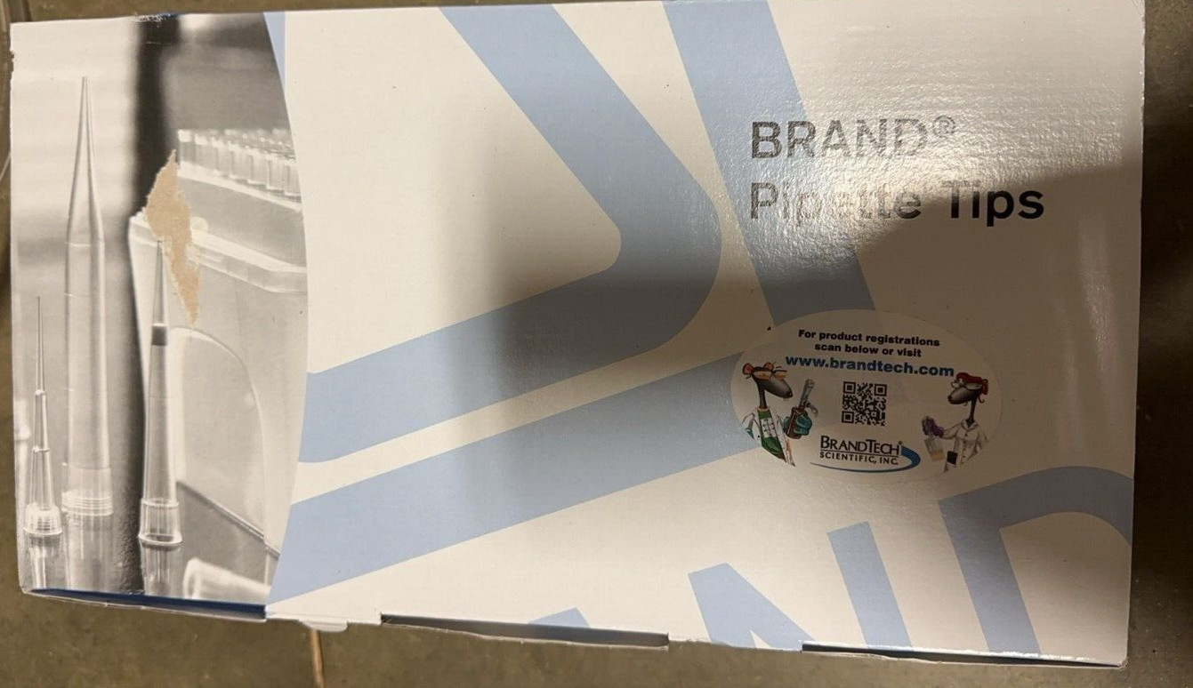 BRANDTech pipett tips-TipBox, 2-200 uL, sterile, 732228, 960 pcs