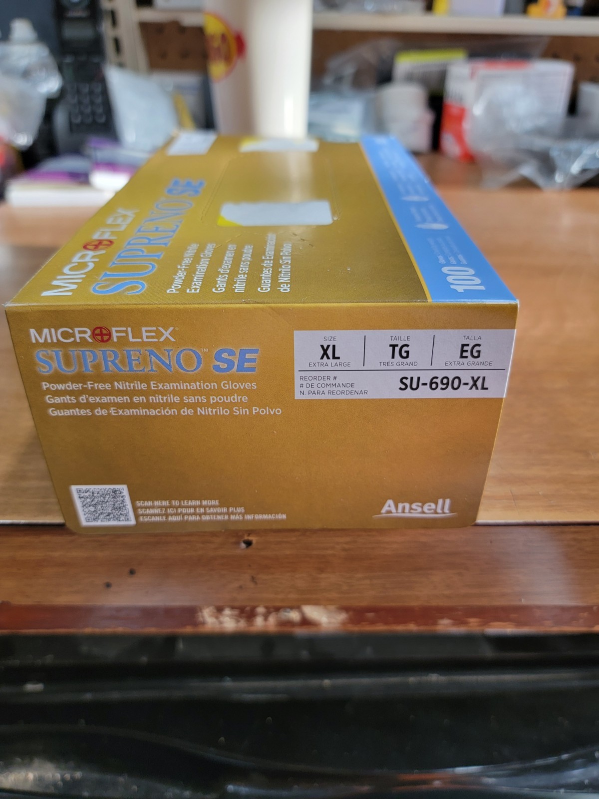 Micro Flex SU-690-XL Supreno Se Powder Free Nitrile Gloves – X Large (su690xl)
