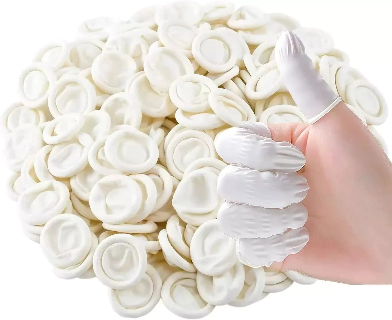 100Pcs Dental Rubber Disposable Mult-Use Finger Protective Sleeves Cover Sheath