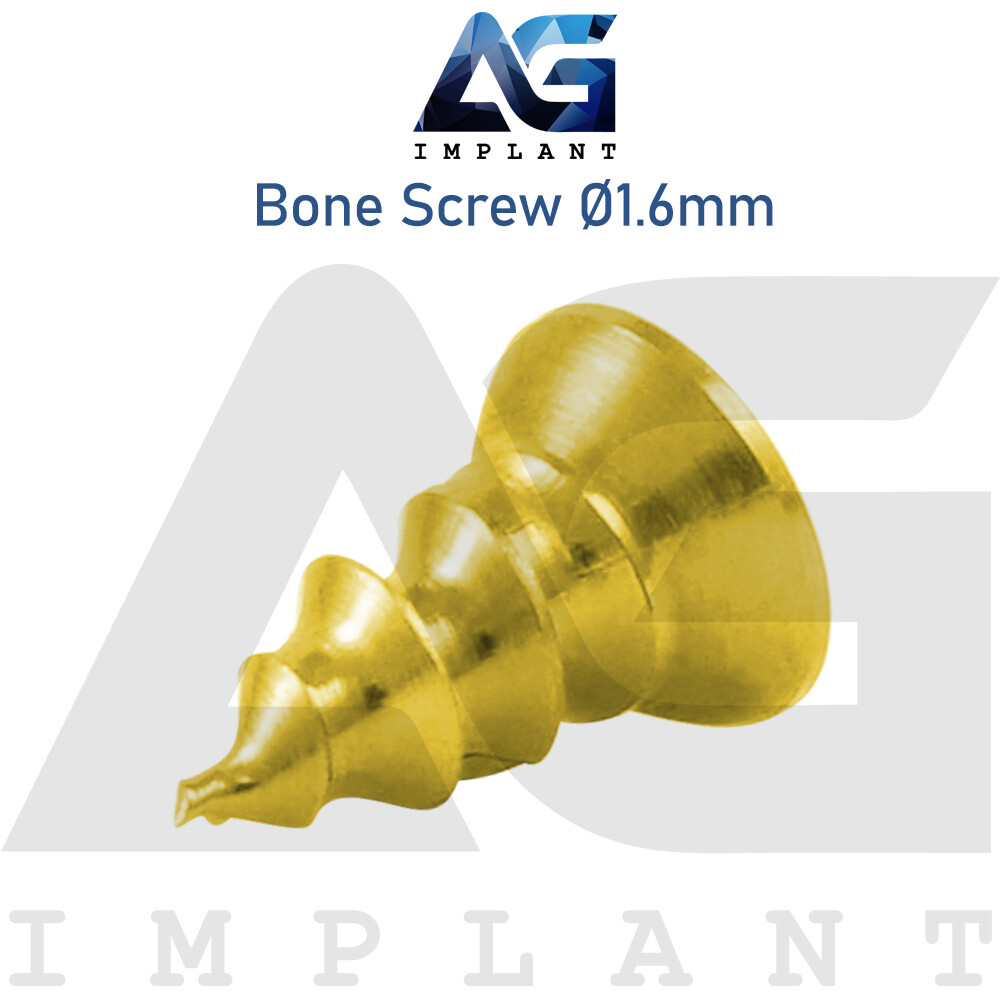 20 Titanium Screw Ø1.6mm Guided Regeneration GBR Dental Membrane Fix System