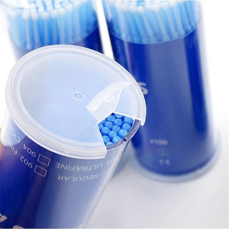 100Pcs Dental Micro Brush Applicators Disposable Oral Care Micro Brushes