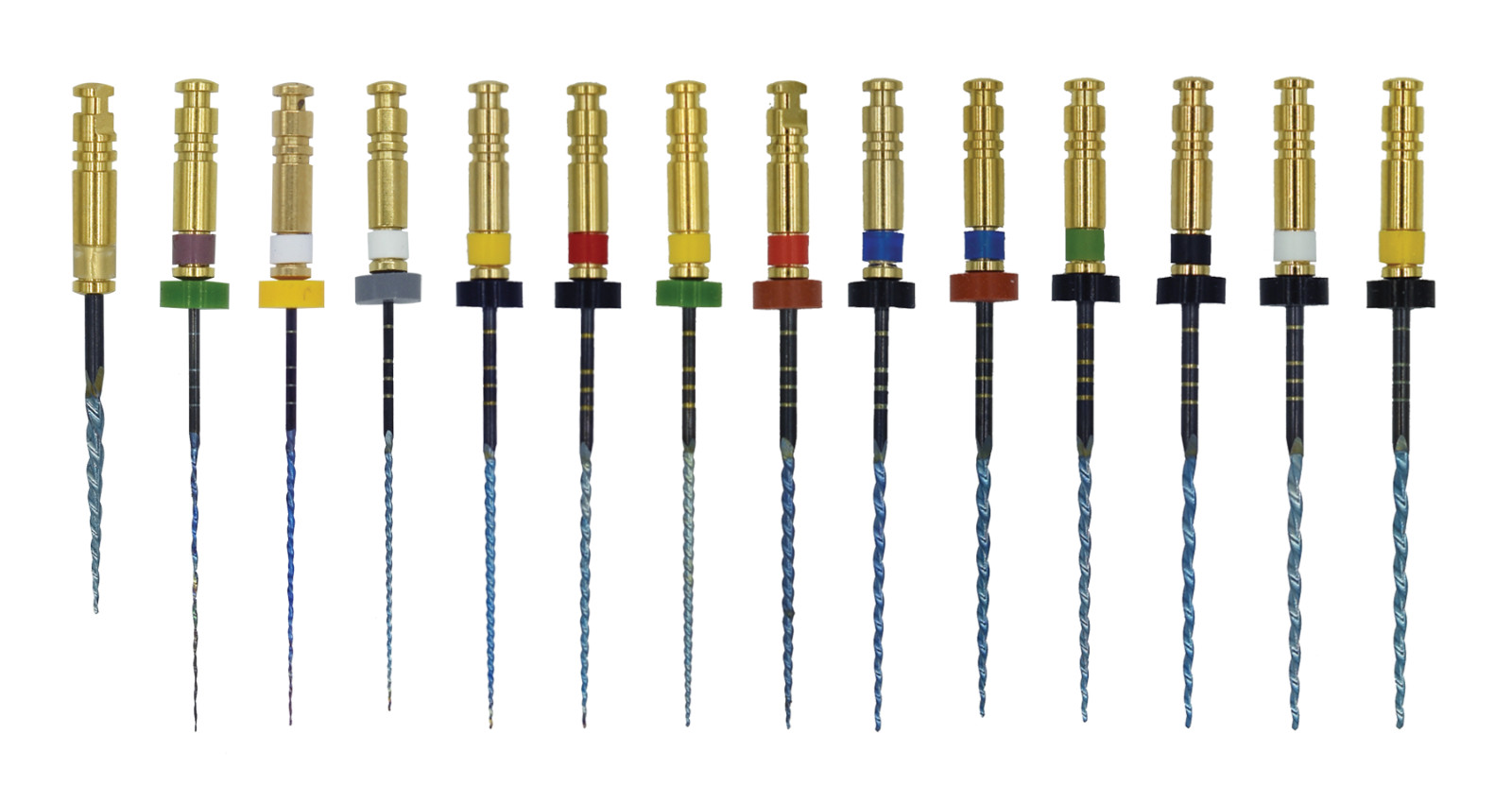 SS White DC taper Rotary files (Pack of 6), different variations