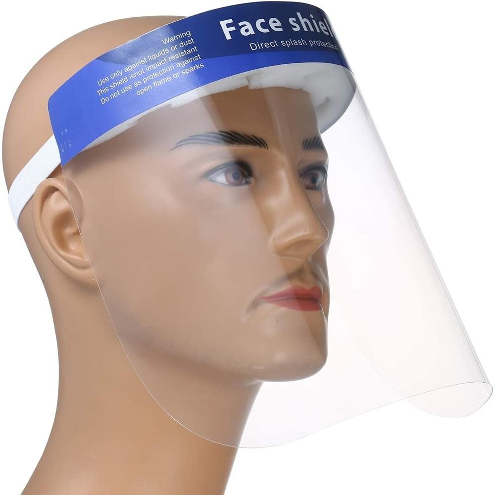 Clear Face Shield Protective Covers Elastic Band Safety Protective Equipment