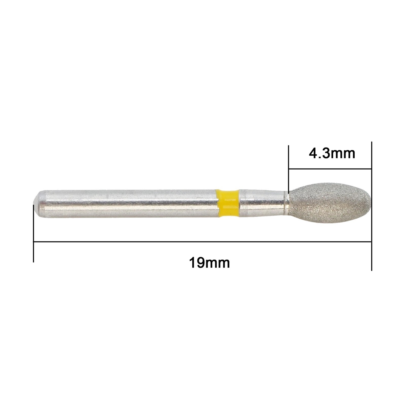 Dental Diamond Burs FG Egg Football 379/023F 379/023XF High Speed Friction Grip