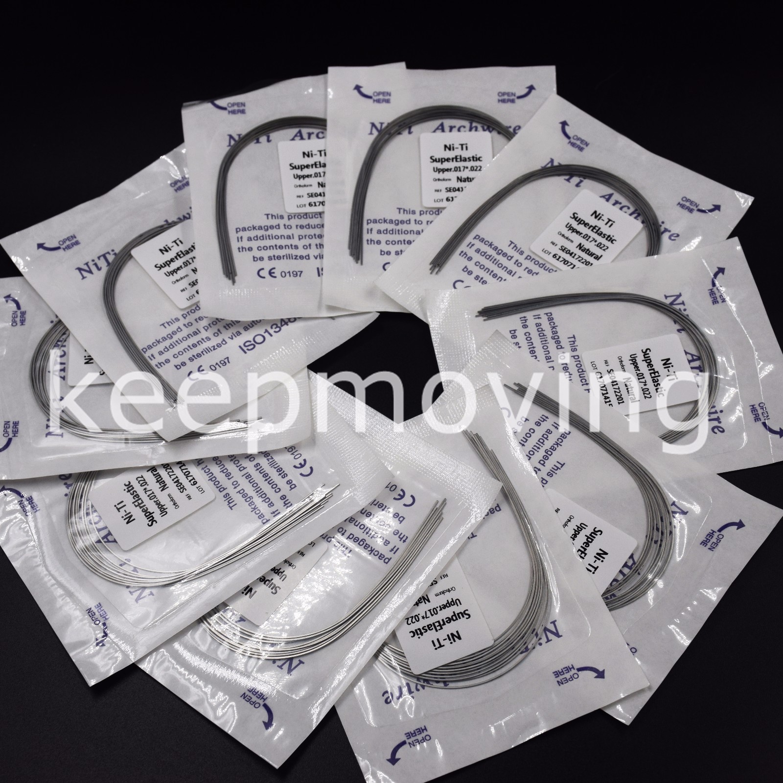 Super Elastic NITI Dental Rectangular Arch Wires Natural Upper/Lower All Size