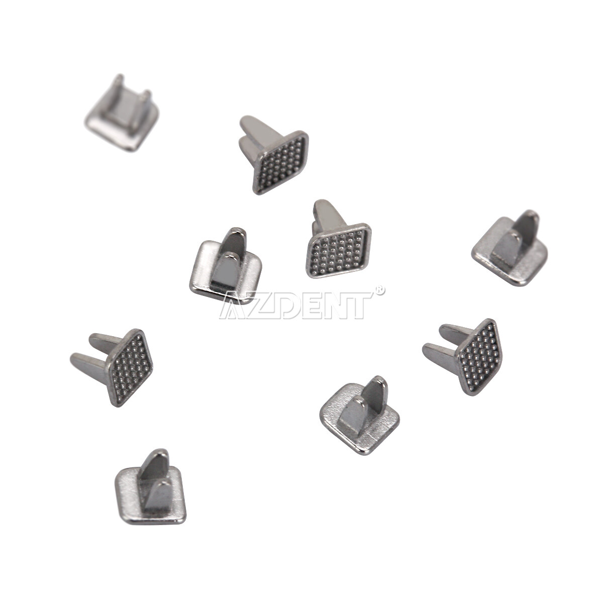 Dental Ortho Bondable Hinge Anterior Root Torquing Button Chain Lingual Retainer