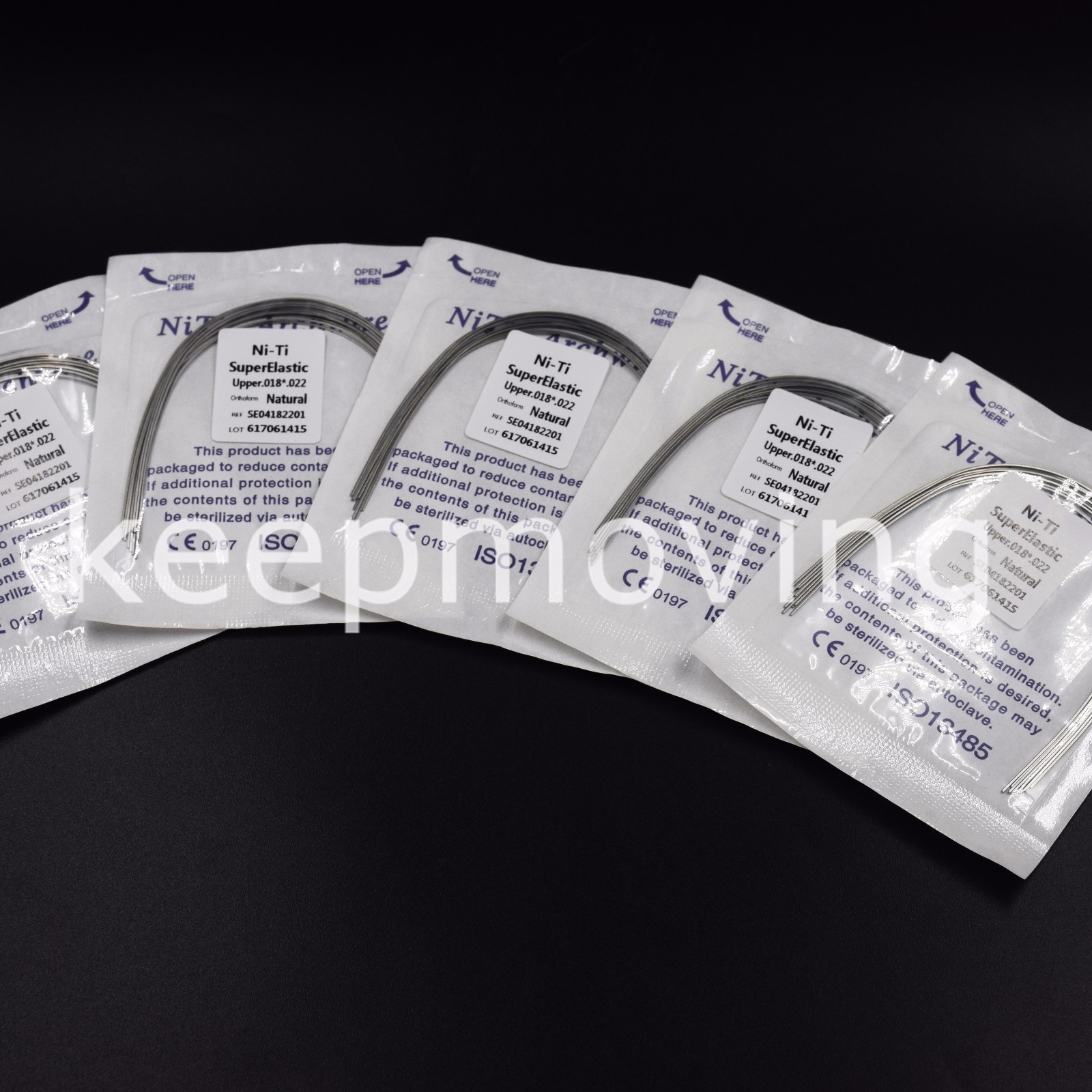 Super Elastic NITI Dental Rectangular Arch Wires Natural Upper/Lower All Size