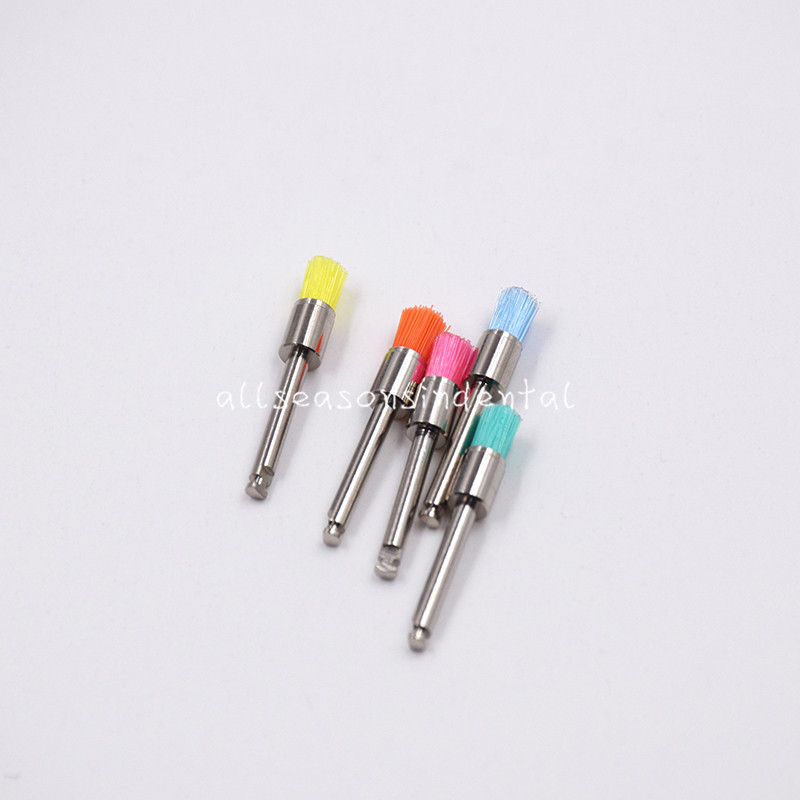 10Mixed Disposable Types Dental Prophy Brush Cup Polishing Polisher Nylon Rubber
