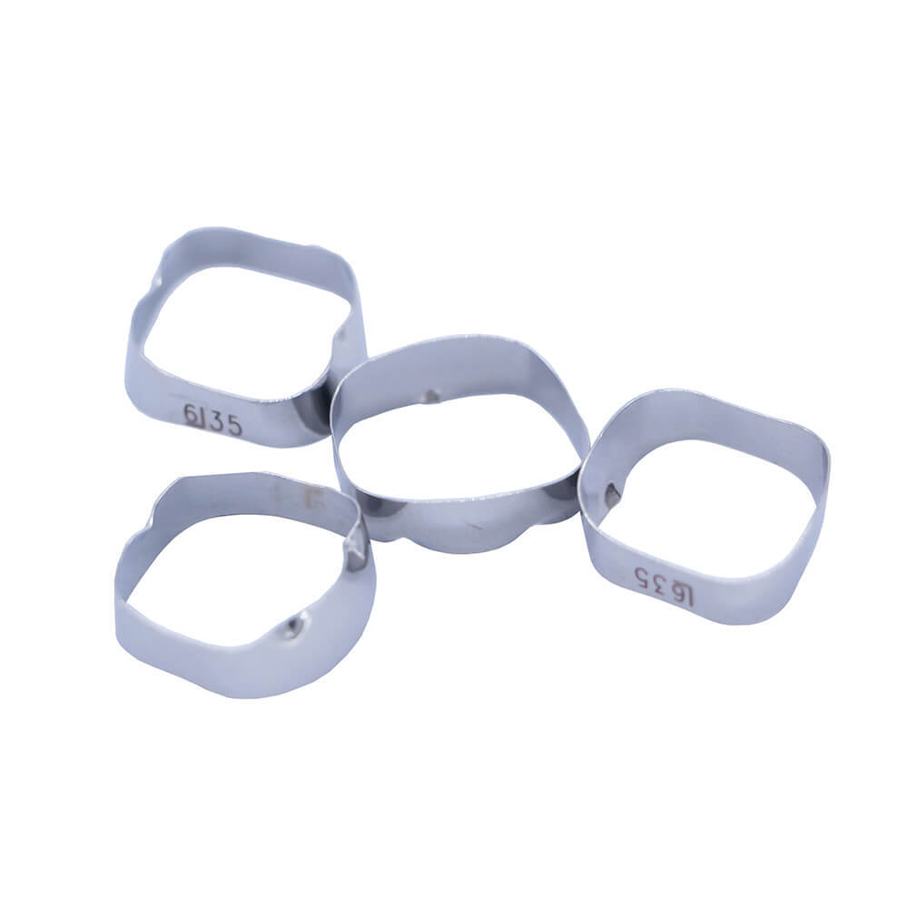 2 Boxes Dental orthodontic 16#-35# plain bands 80pcs/box