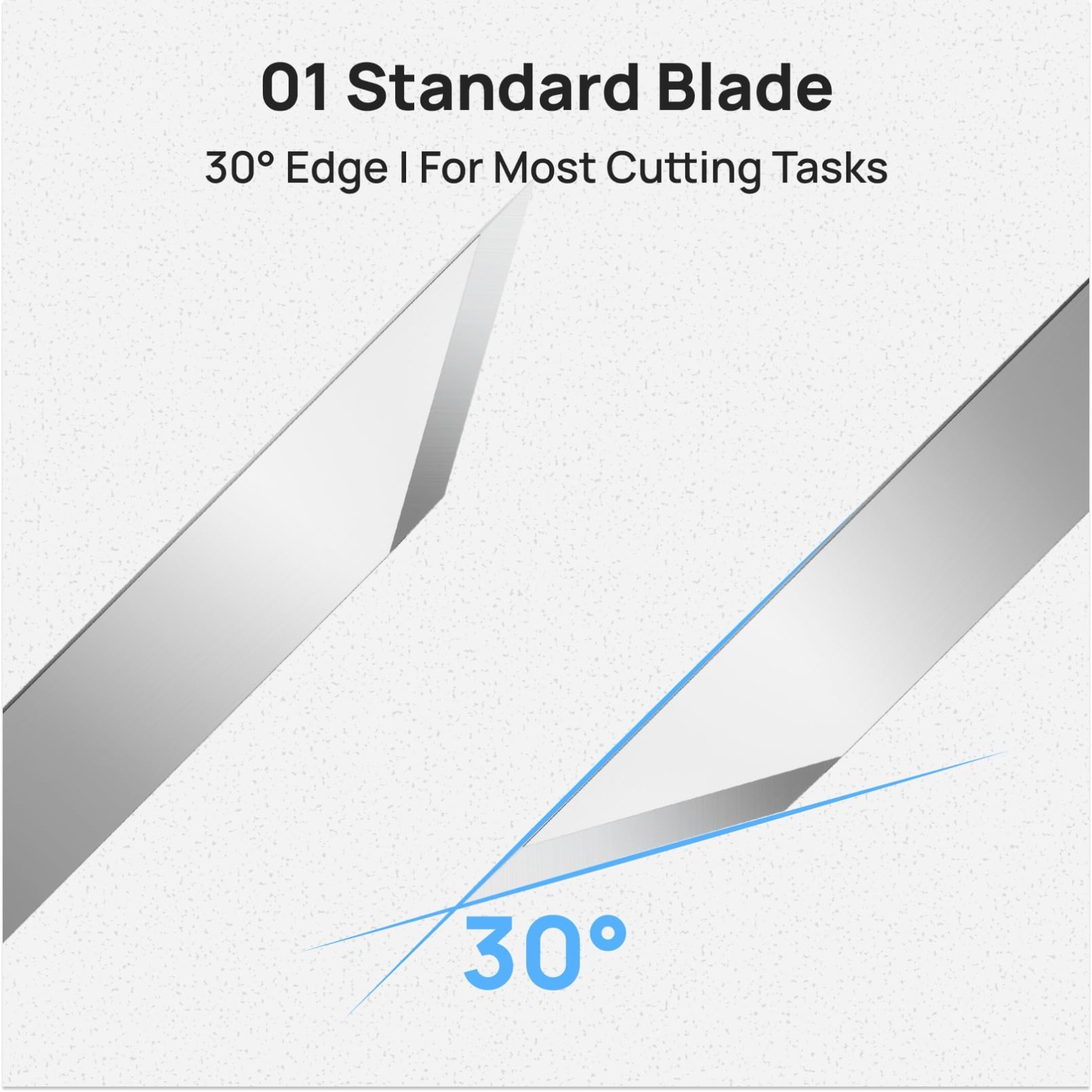 20PCS Ultrasonic Cutter Replacement Blades, SK5 High Carbon Steel, Safety Dispen
