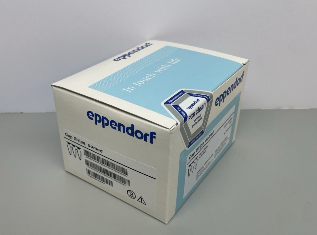 Eppendorf PCR Cap Strips Domed Certified PCR Clean 120/ct 0030124839