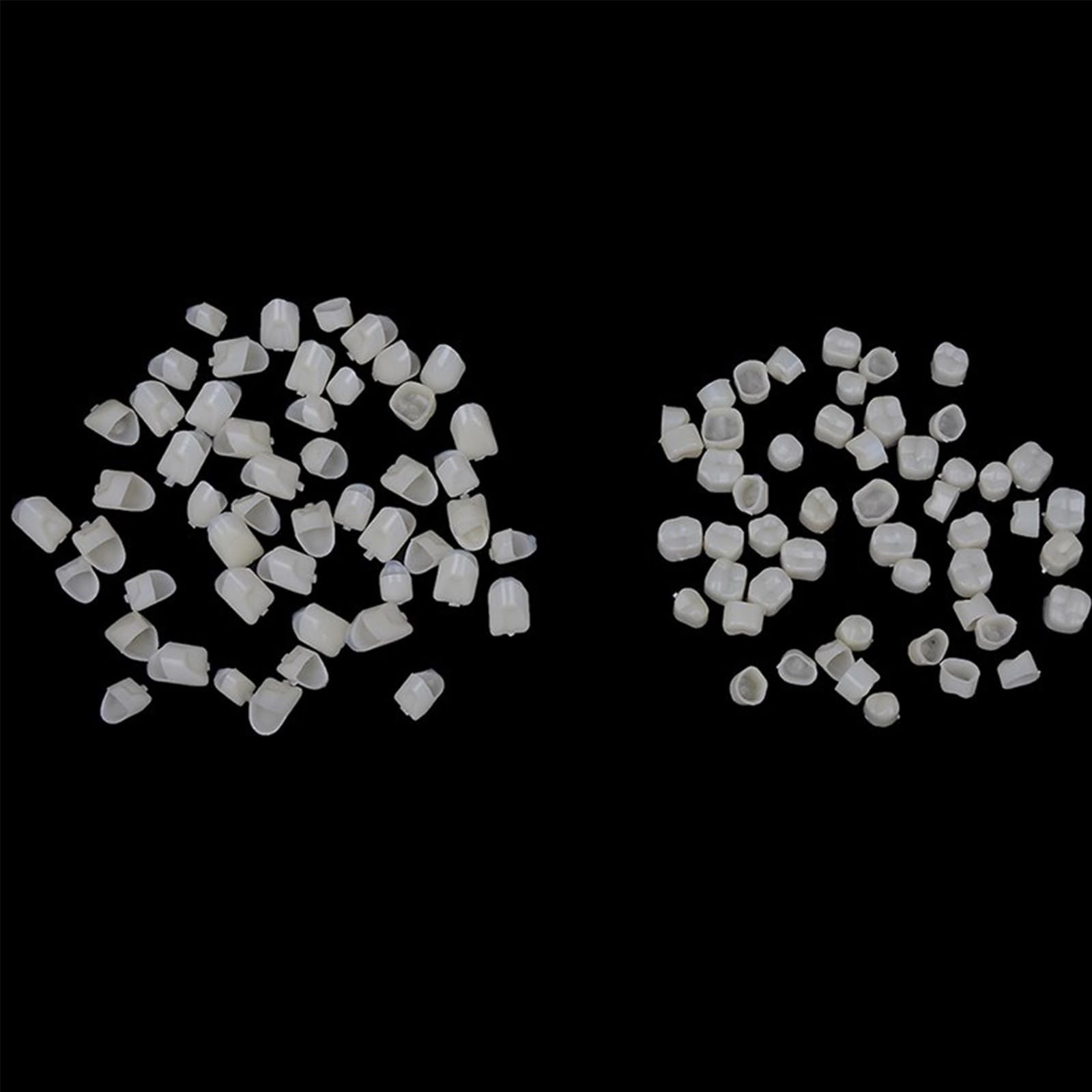 Fake Tooth Cap Crown Veneers Front Back Anterior and Molar Posterior Teeth
