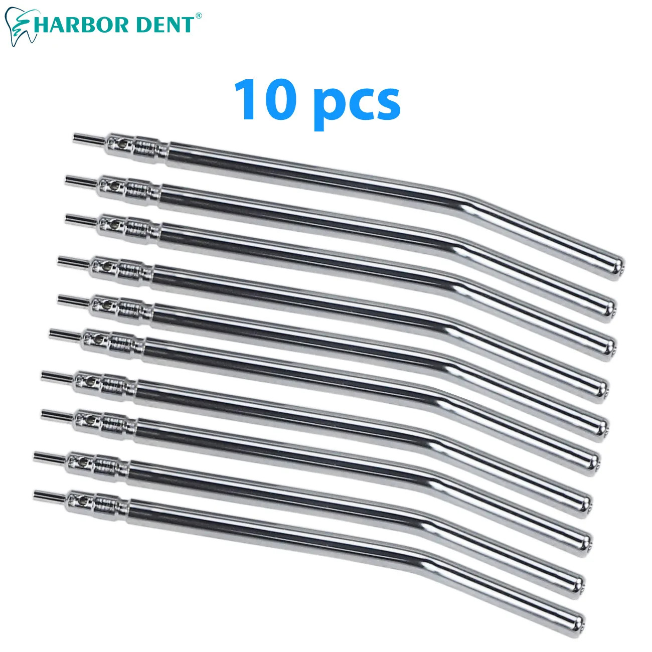 10/20/30/50PCS Stainless Steel Nozzles Tips Tube for Dental Triple 3 Way Syringe