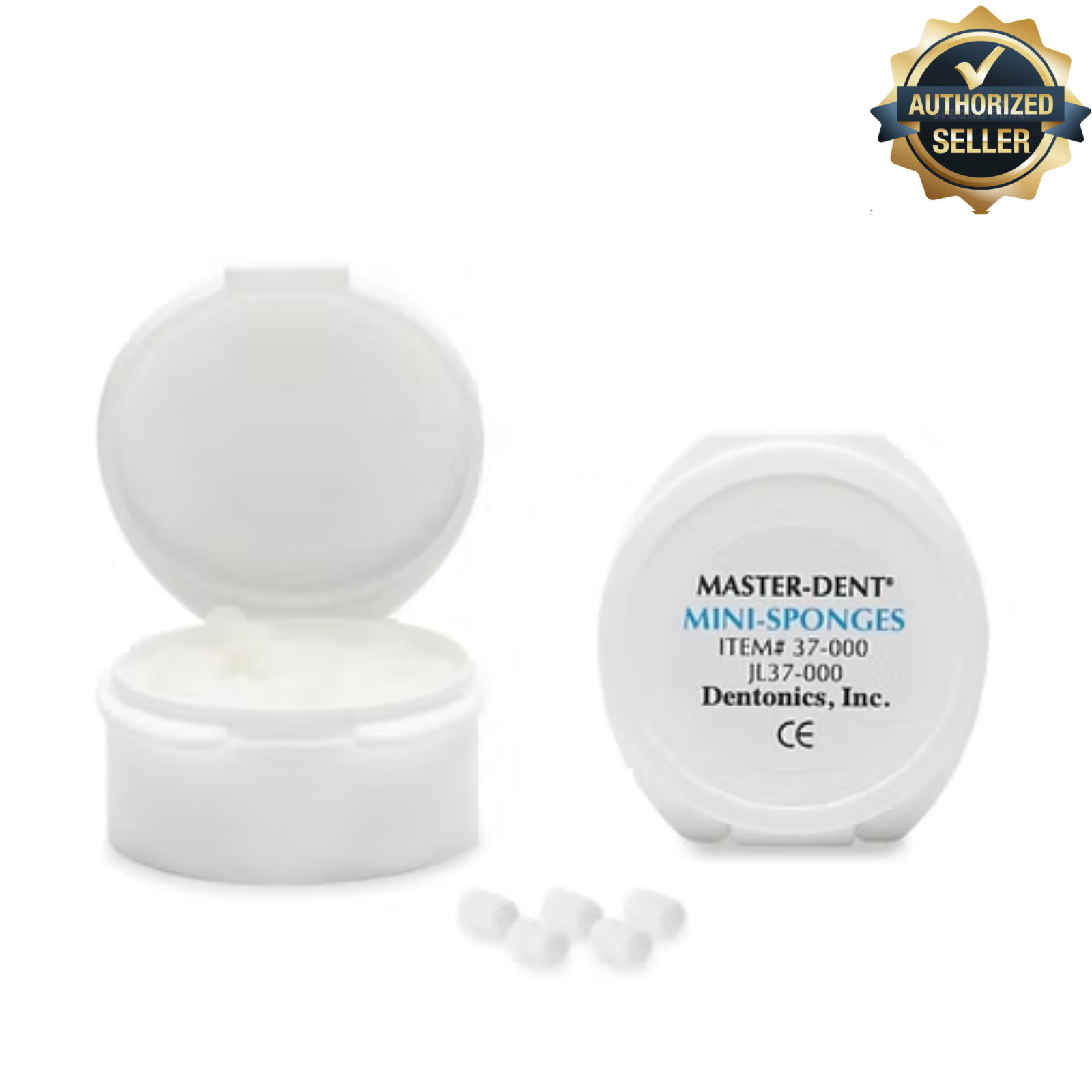 Master-Dent Dentonics Mini Dental Sponge Applicator, Package of 200 #37-000
