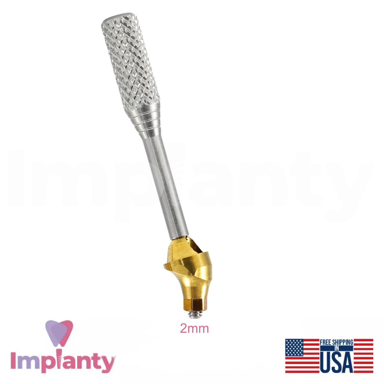 5x Angled 17° Multi Unit 1.6 Conical Connection NP Hex 2.25mm Dental Tool