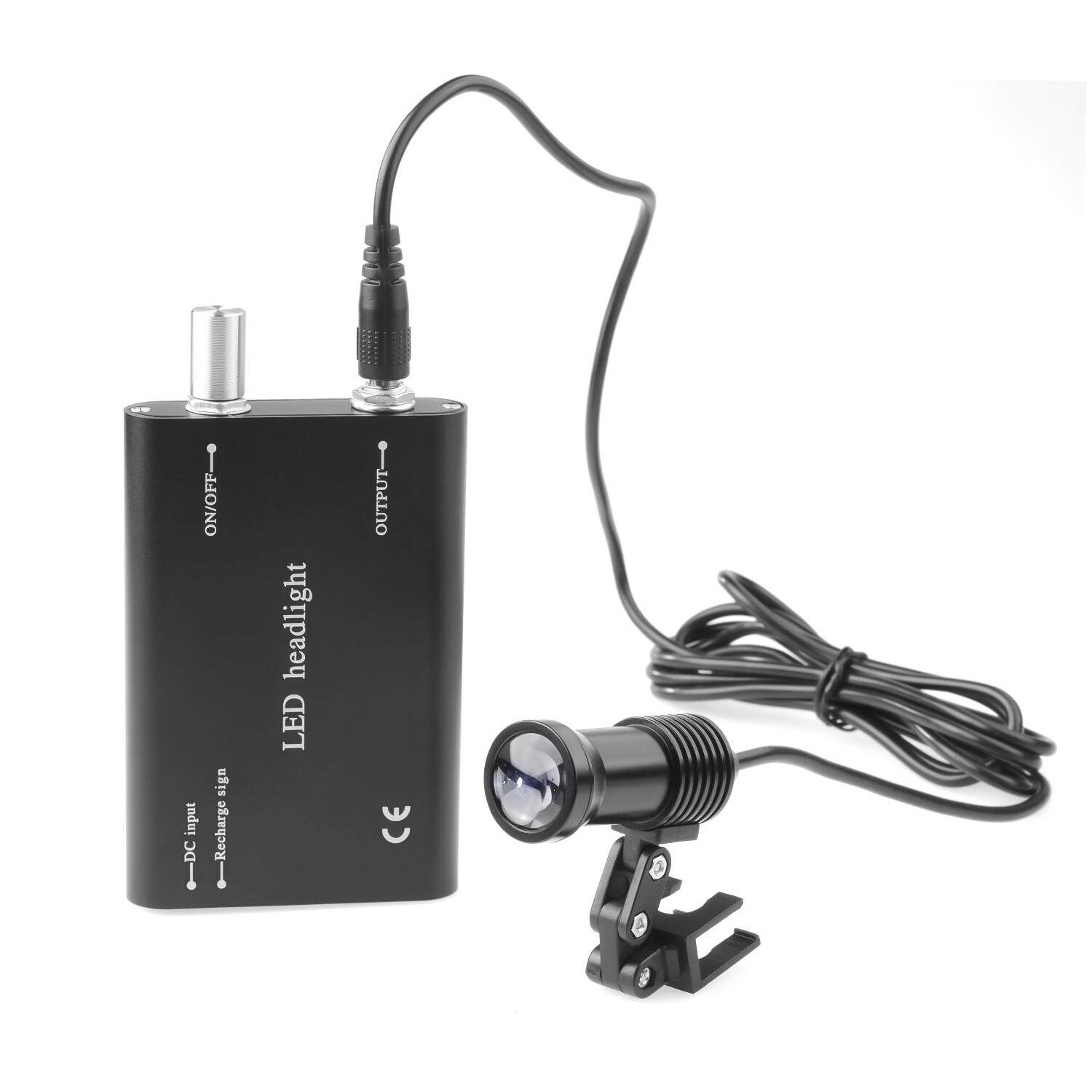 Dental 5W Headlight LED Lamp High Power+Two Clips for Magnifier Loupe DY-009 CE