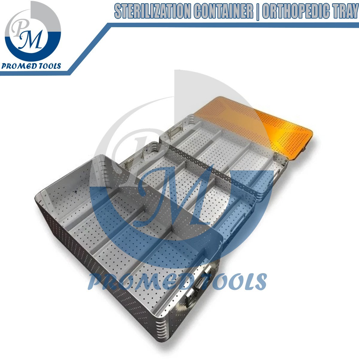 Stainless Steel Surgical Instrument Sterilization Container | Orthopedic Tray