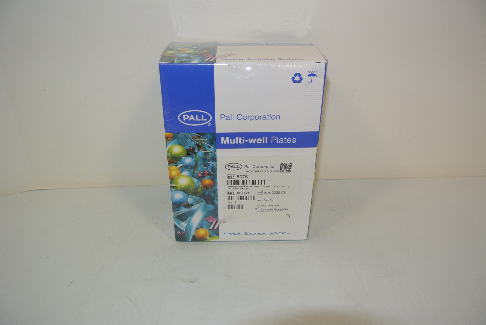PALL 8075 ACROPREP ADV 350UL MUTI WELL PLATES 10/PK