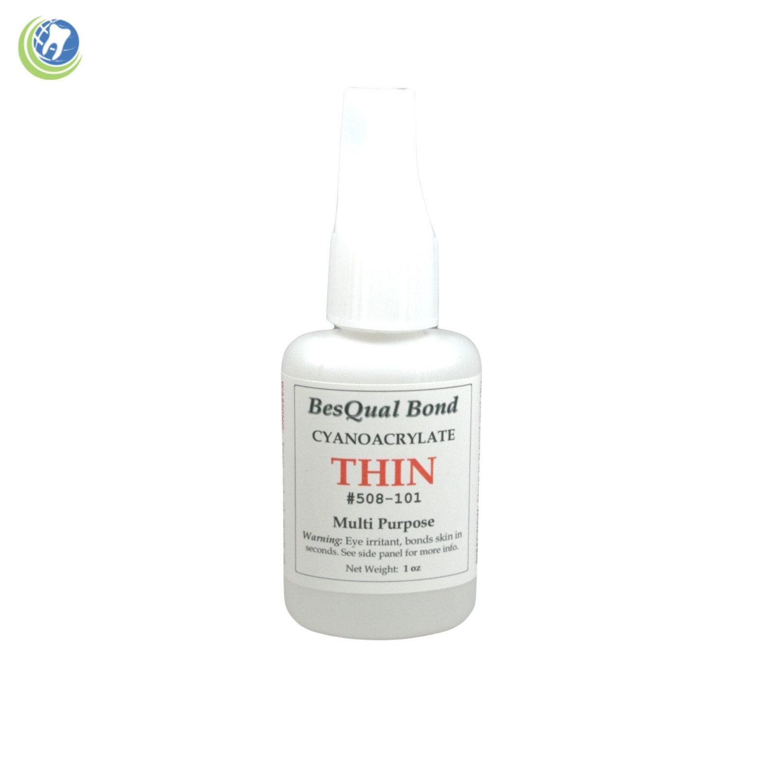 Dental Lab Adhesive Glue Thin for Plastic Articulators 1 oz Besqual Bond