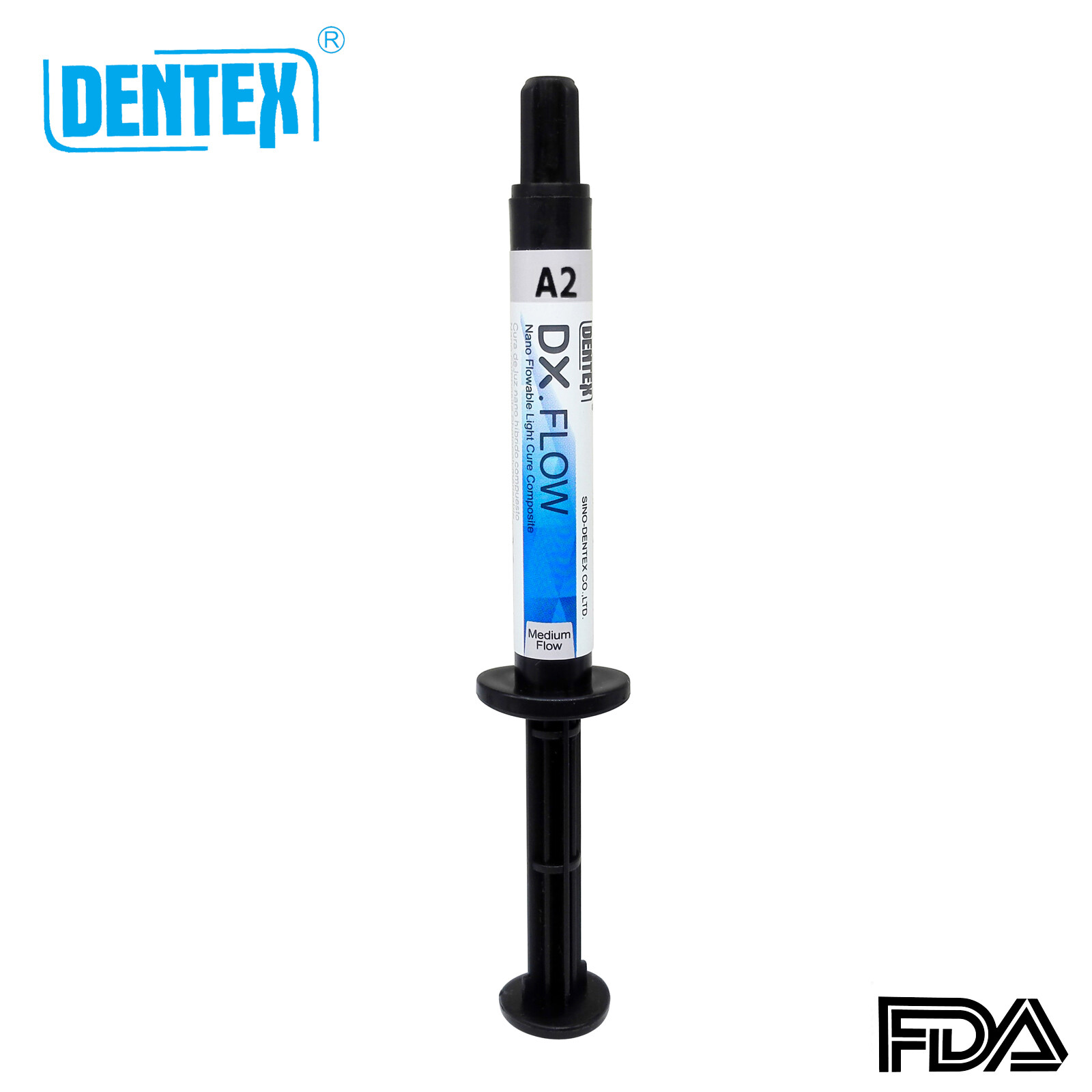 DX.FLOW Dental Flowable Light Cure Composite Resin Low/Medium/High Flow A1 A2 A3