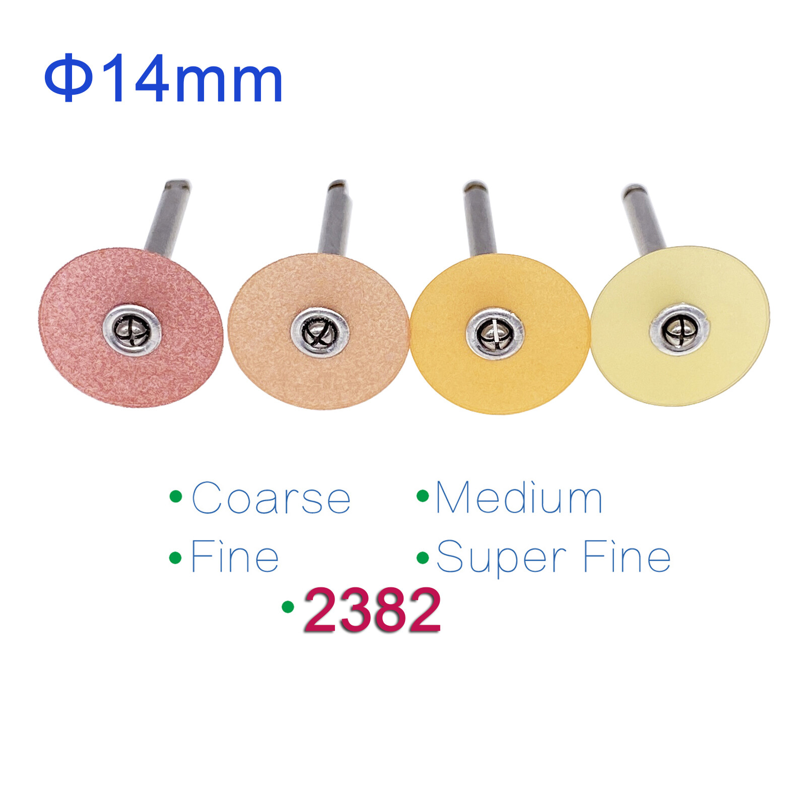 Dental Sof-Lex Soflex Contouring & Polishing All Sizes Pop-On Discs 0.55″ 14mm