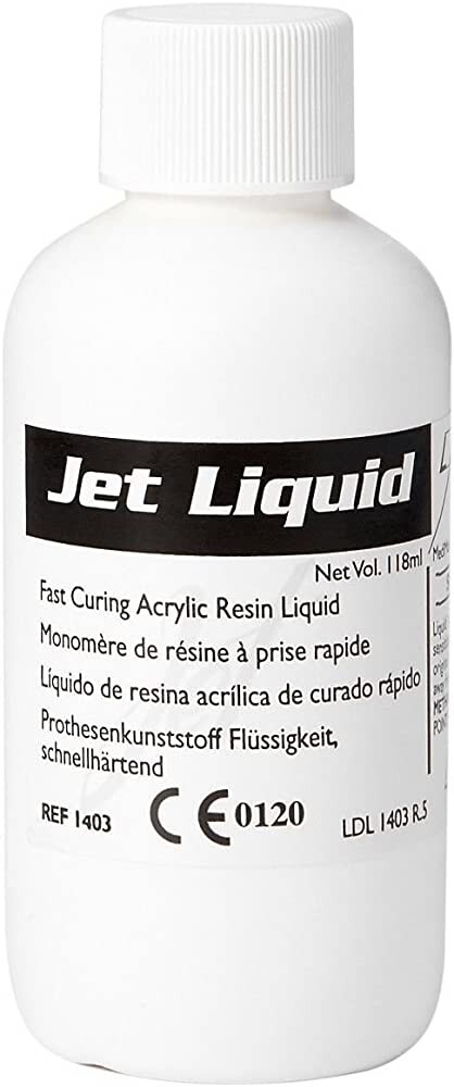 Lang Dental 1403 – Acrylic Tooth Jet Denture Repair Liquid 118 ml (4 oz.)