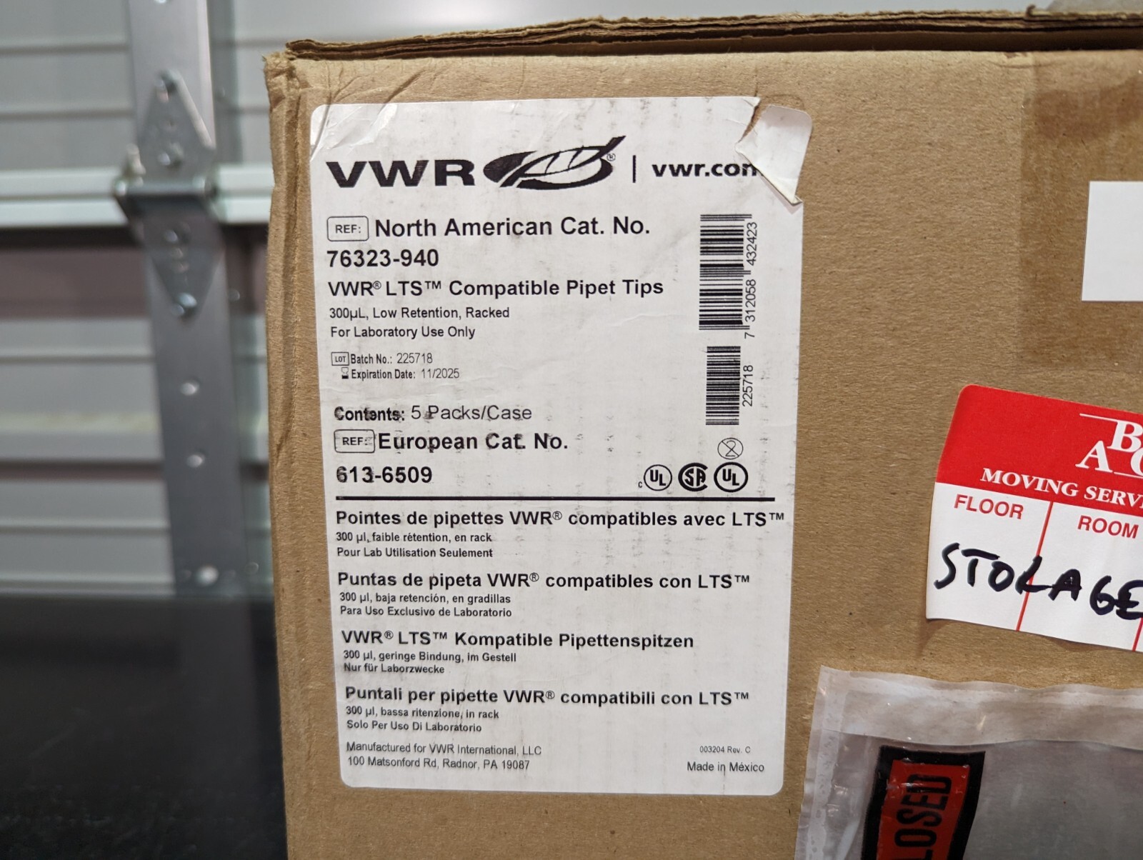 VWR 76323-940 3000uL LTS Compatible Pipette Tips / Case of 4800