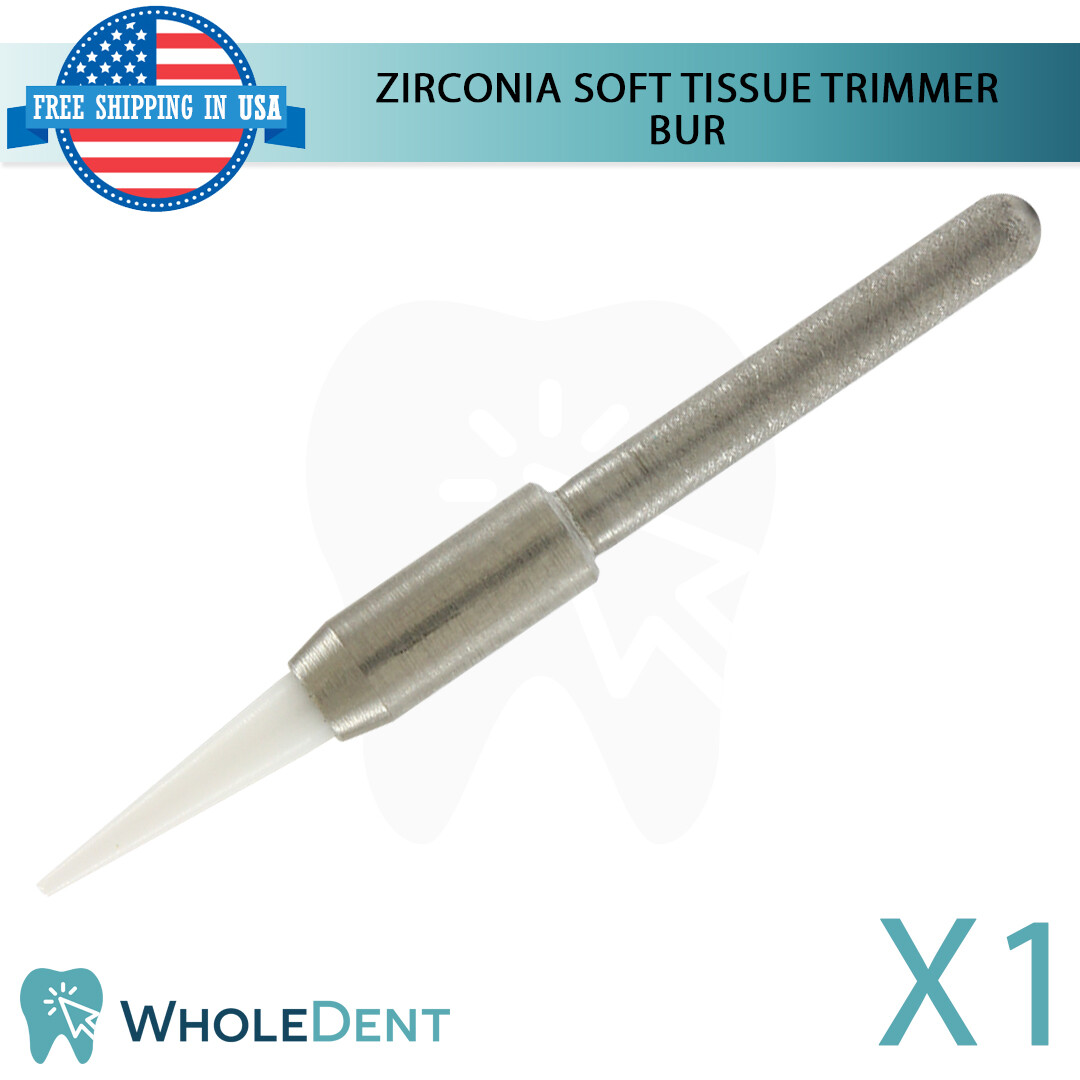 FG Zirconia Soft Tissue Trimmer Bur Drill Surgical Dental Implant Ceramic Cutter
